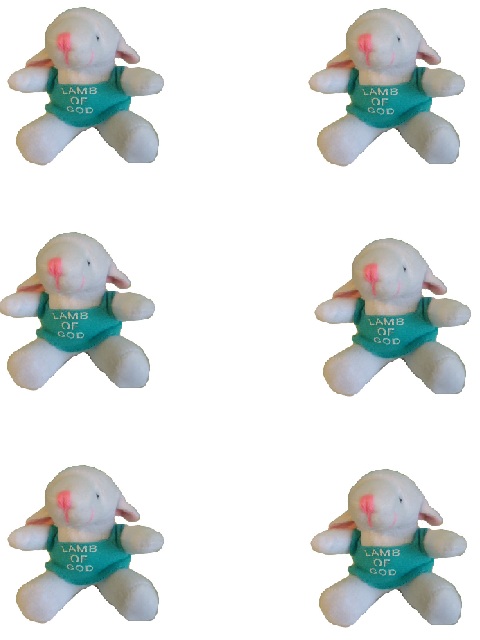 Lamb Of God Printable Stickers